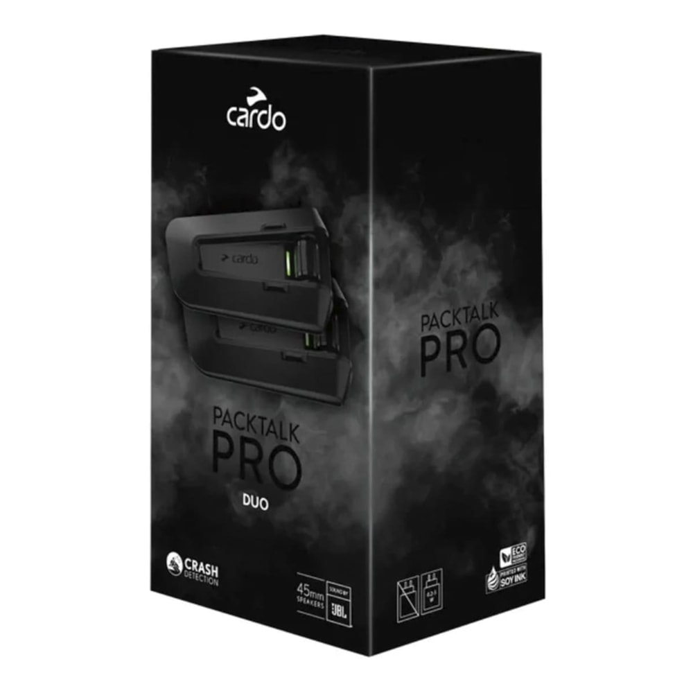 Intercomunicador Cardo Packtalk Pro Duo (2 Peças)