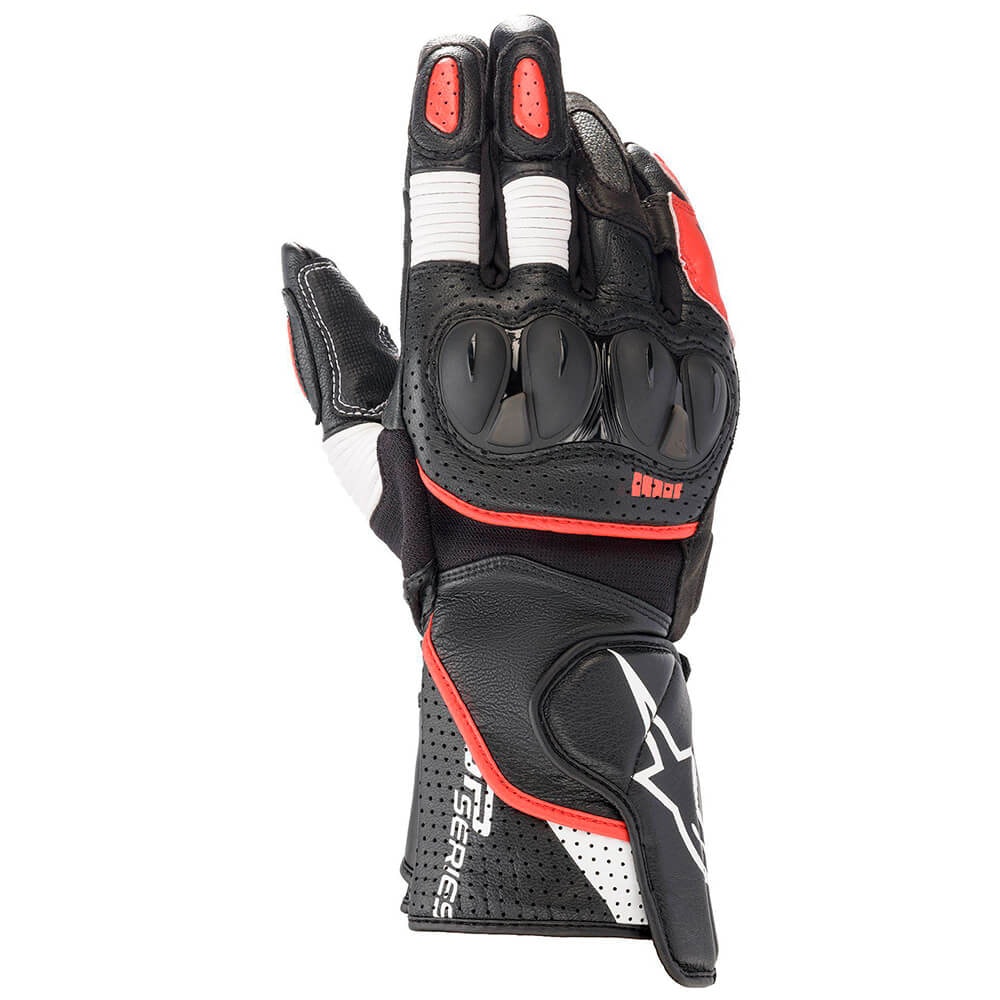 Alpinestars GLOVE SP-2 V3 BLK/W/BRD Sサイズ Luva Alpinestars SP-2 V3 - Sacramento