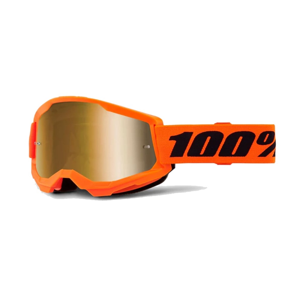 Oculos 100% Strata 2 Espelhado Neon Orange