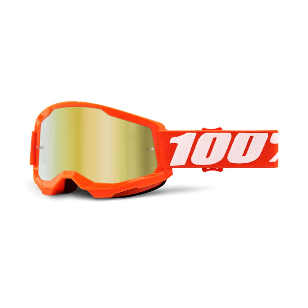 Oculos 100% Strata 2 Espelhado Orange