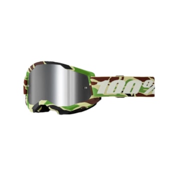 Oculos 100% Strata 2 Espelhado War Camo