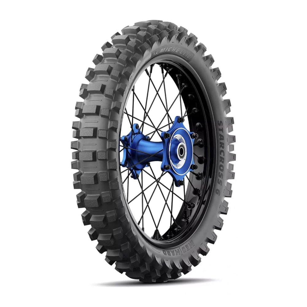 Pneu Michelin 110/90-19 M/C 62M STARCROSS 6 MEDIUM HARD NHS R TT- Motocross Traseiro