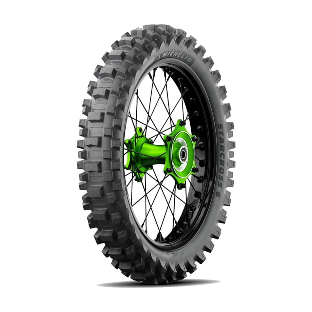 Pneu Michelin 120/80-19 M/C 63M STARCROSS 6MH Medium Hard- Motocross Traseiro