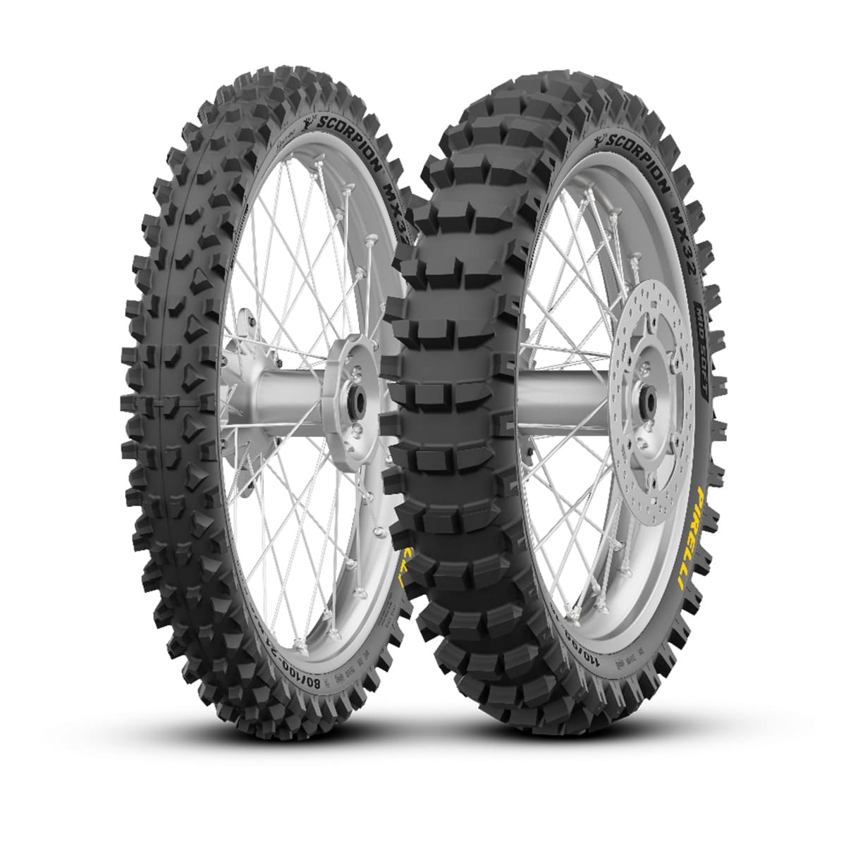 みみ Pneu Pirelli 80/100-21 51M Scorpion Mx32 Mid Soft Dianteiro