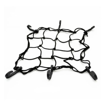 Rede Elastica Magno 35X35 Preto 4 Espacos - 0102 Rede Elastica Magno 35X35 Preto 4 Espacos - 0102