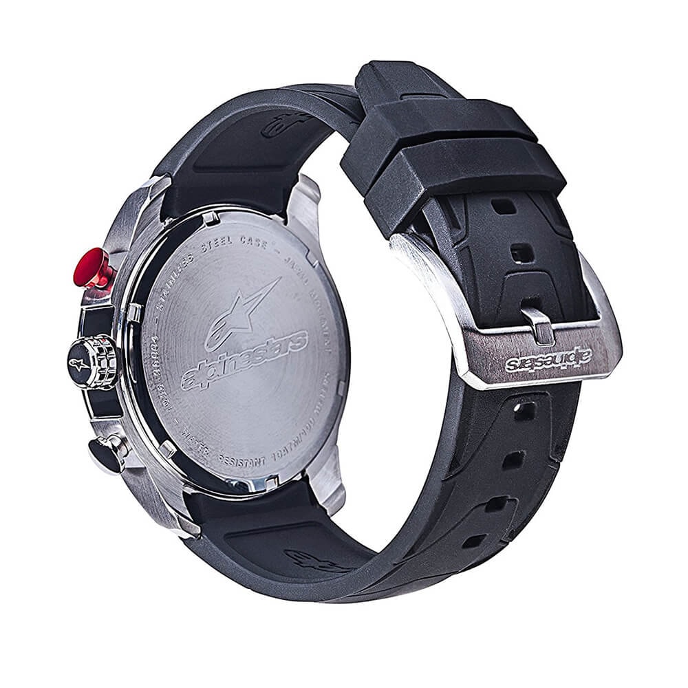 Relógio Alpinestars Tech Chrono Prt Silic Pto/Aço