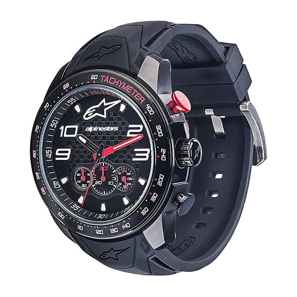 Relógio Alpinestars Tech Chrono Pto Silic Pto/Pto