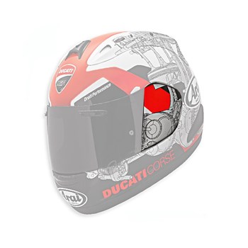 Tampa Lateral Arai RX-7 GP / Axces 2 / Chaser Ducati Corse 14