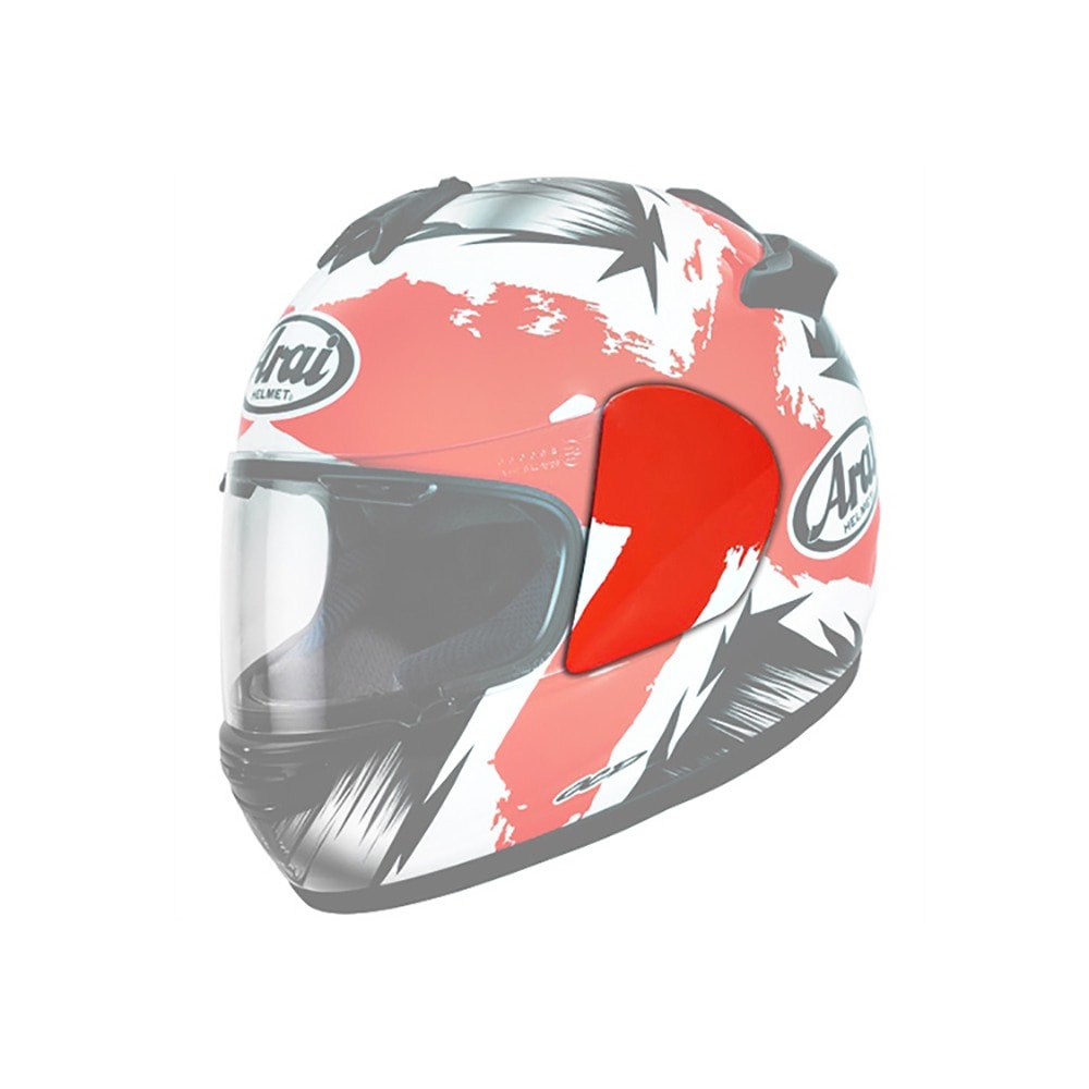 Tampa Lateral Arai RX-7 GP / Axces 2 / Chaser Marker Red