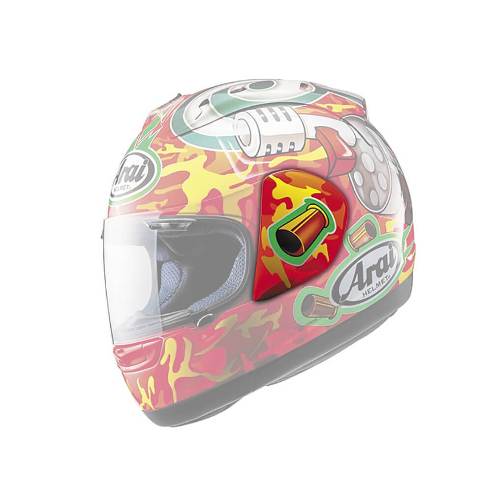 Tampa Lateral Arai RX-7 GP / Axces 2 / Chaser Tommy Gun